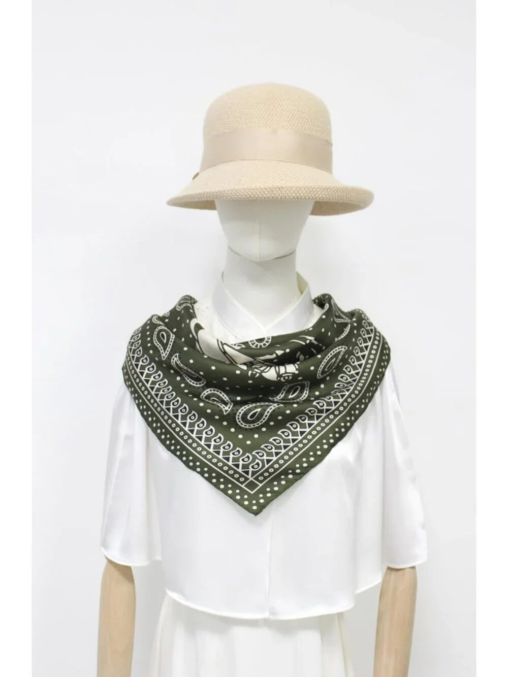 Luxurious 100% Mulberry Silk Scarf - 35